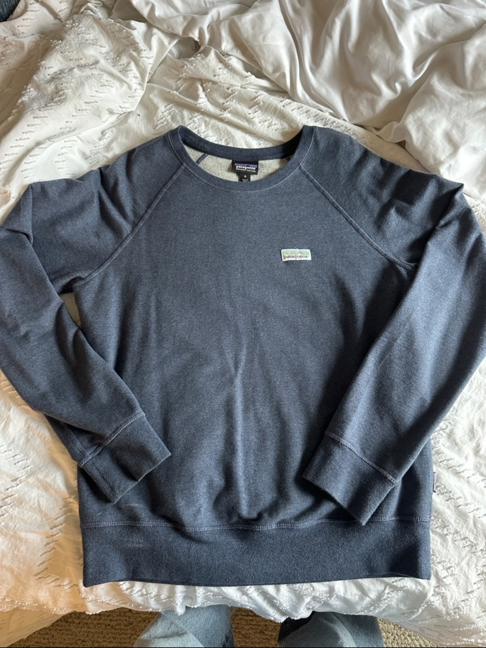 Patagonia Men's Dark Blue Crewneck Sweatshirt